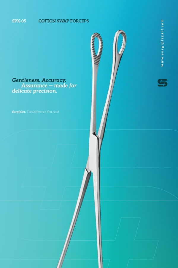 Cotton Swaps Forceps