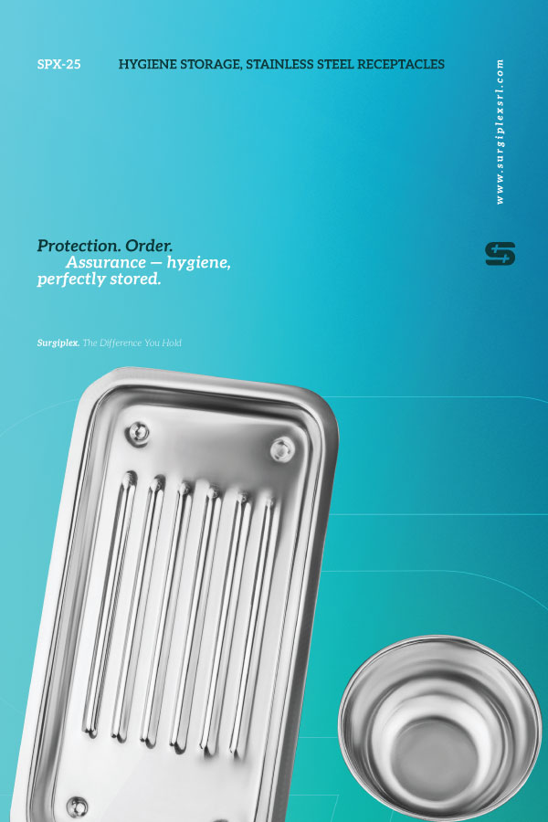 Hygiene storage, Stainless Steel Receptacles